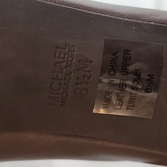 Michael Kors Women's Leather Ankle Booties - Picture 5 of 6